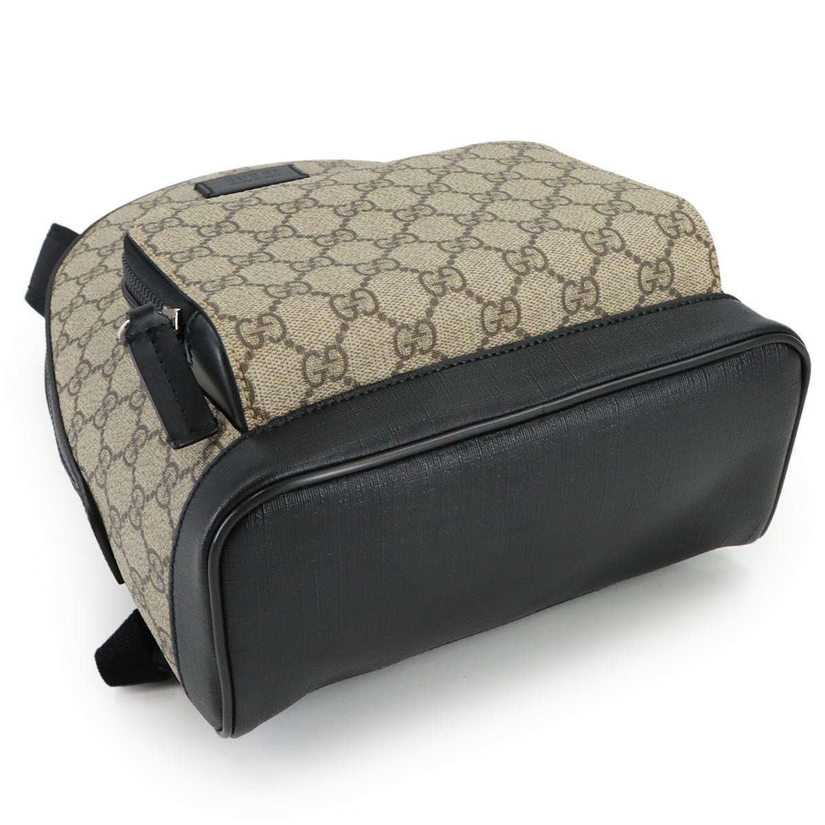 GG Supreme Small Backpack Leather Beige Black 429020 Purse