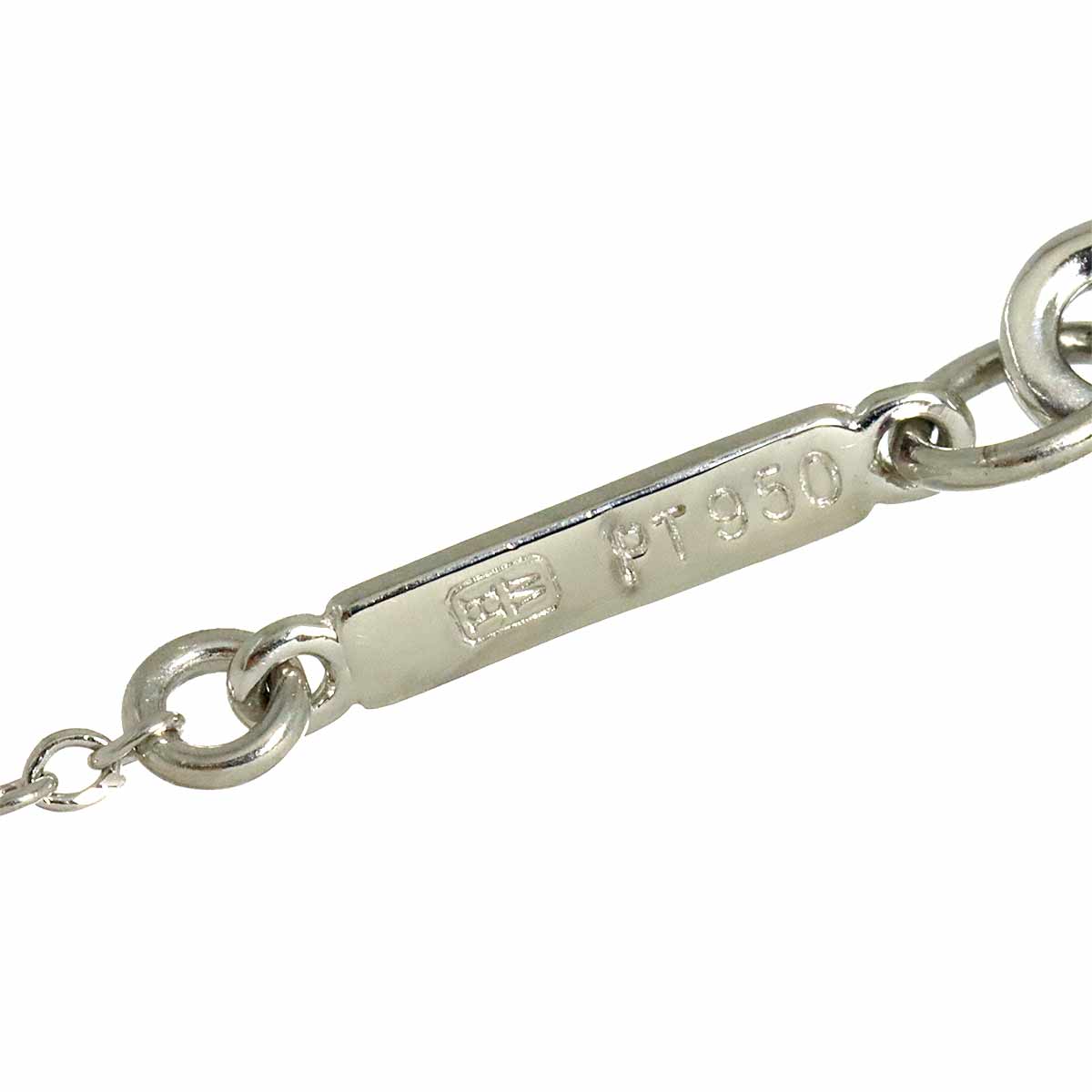 Mini Cross Diamond Necklace Pt Platinum