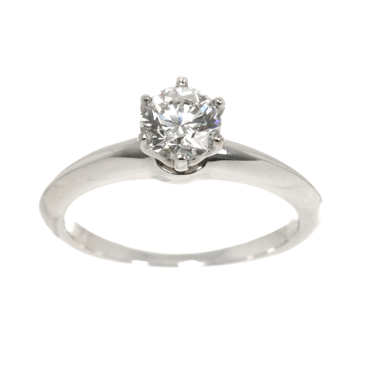 Diamond 0.64ct G/VS1/3EX Ring Platinum Size5.25(US)