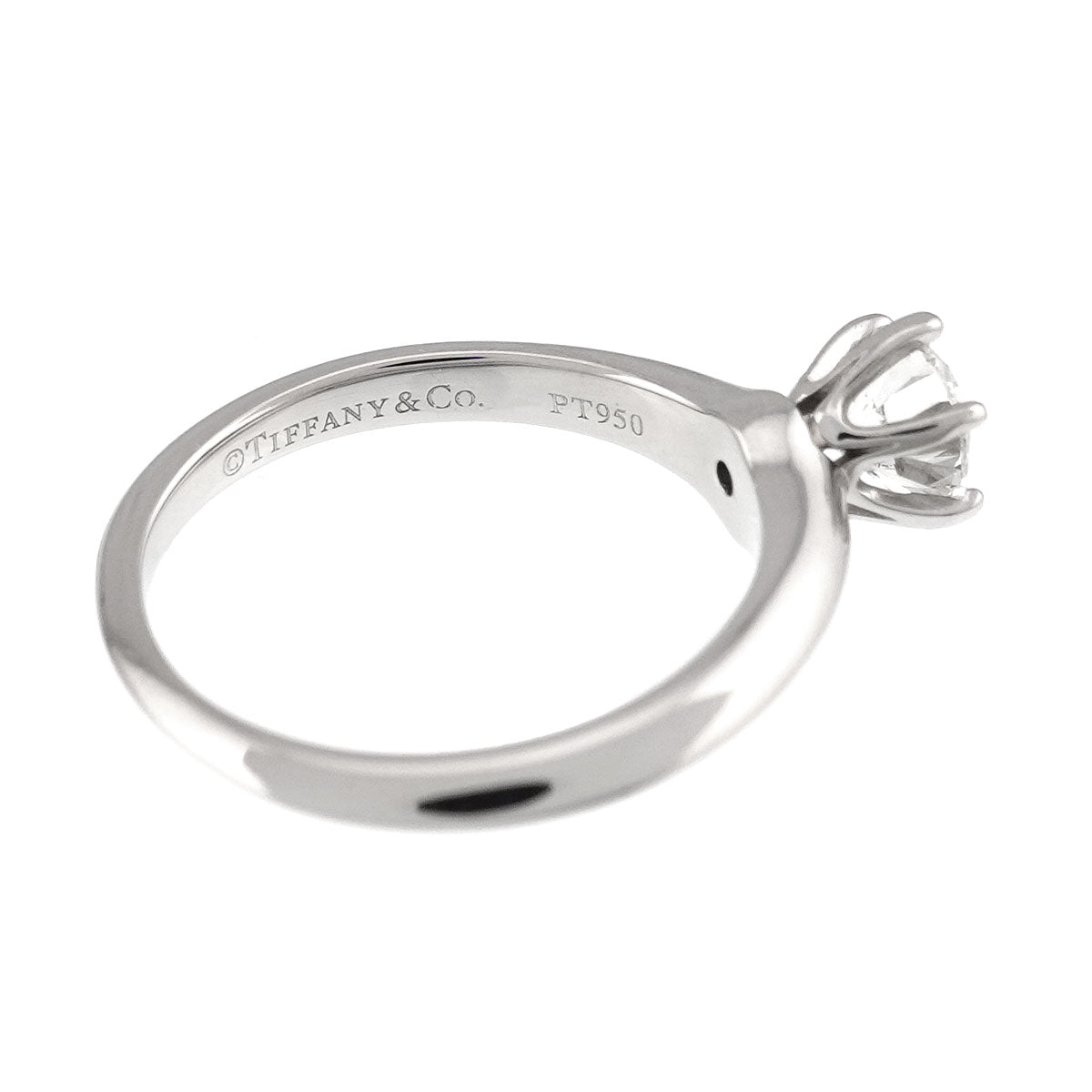 Diamond 0.64ct G/VS1/3EX Ring Platinum Size5.25(US)