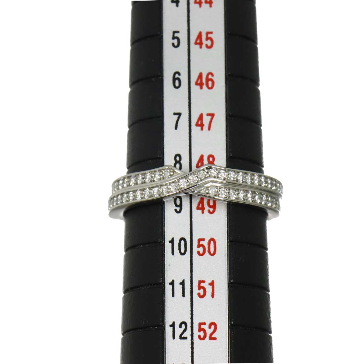 Diamond Ring Pt Platinum size4.5-4.75(US)