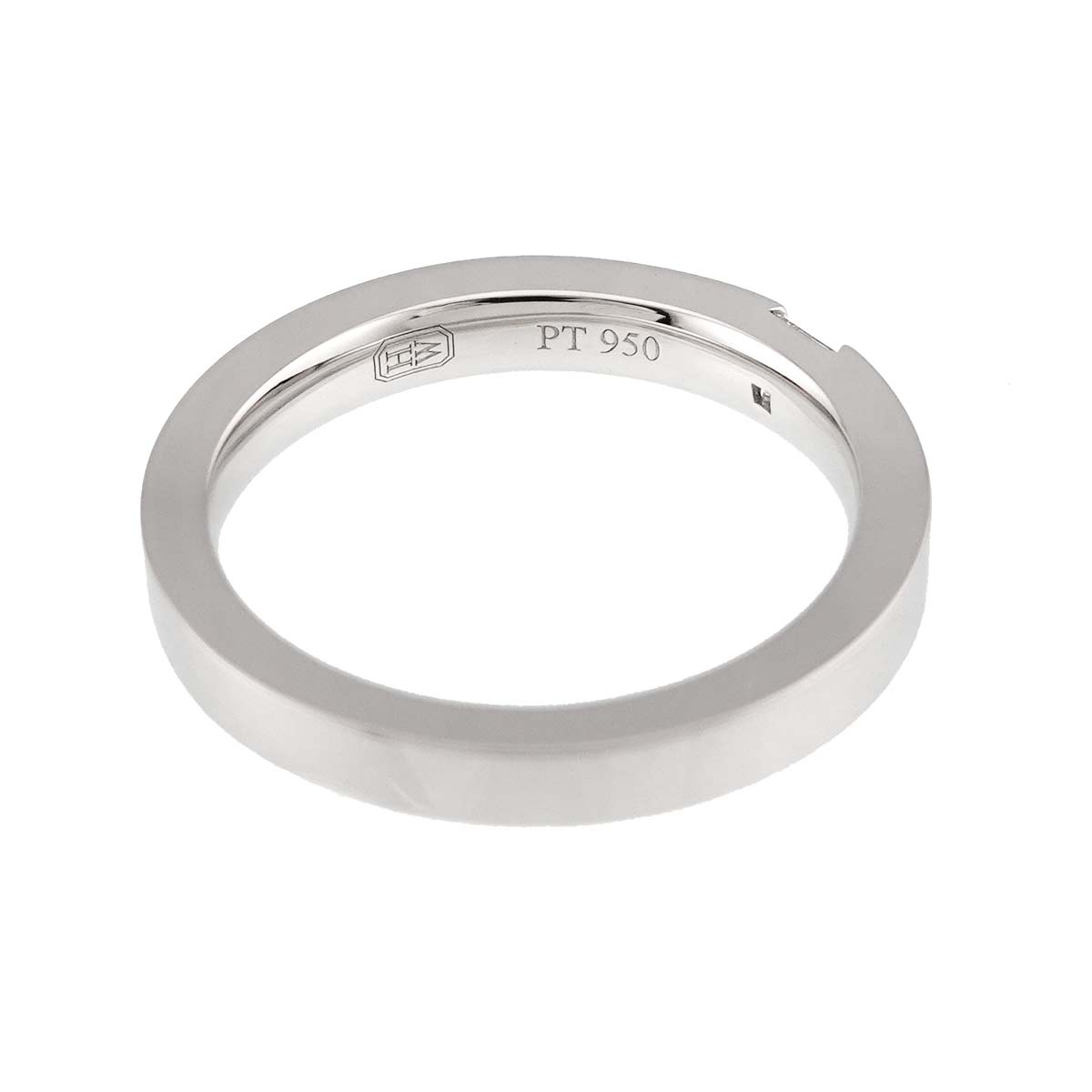 Princess cut Diamond Ring Pt Platinum size4.75-5(US)