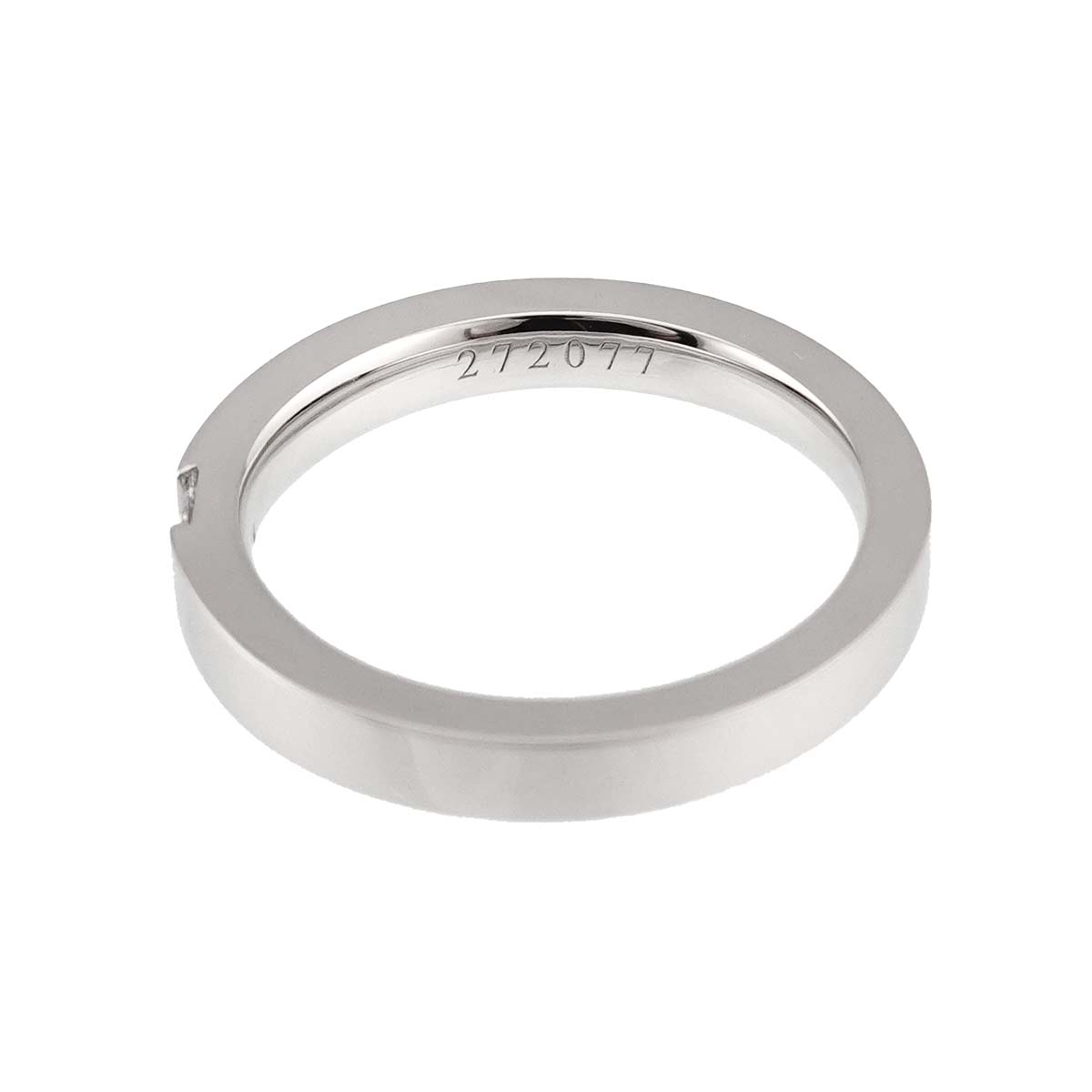 Princess cut Diamond Ring Pt Platinum size4.75-5(US)