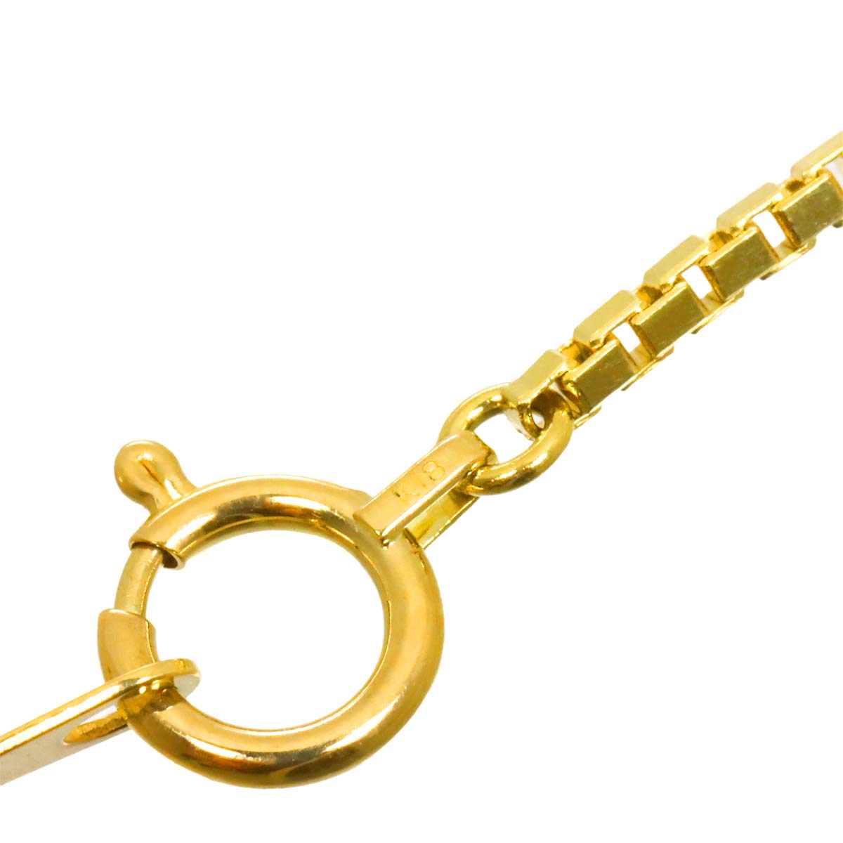 Venetian Necklace 18K K18 YG Yellow Gold 750