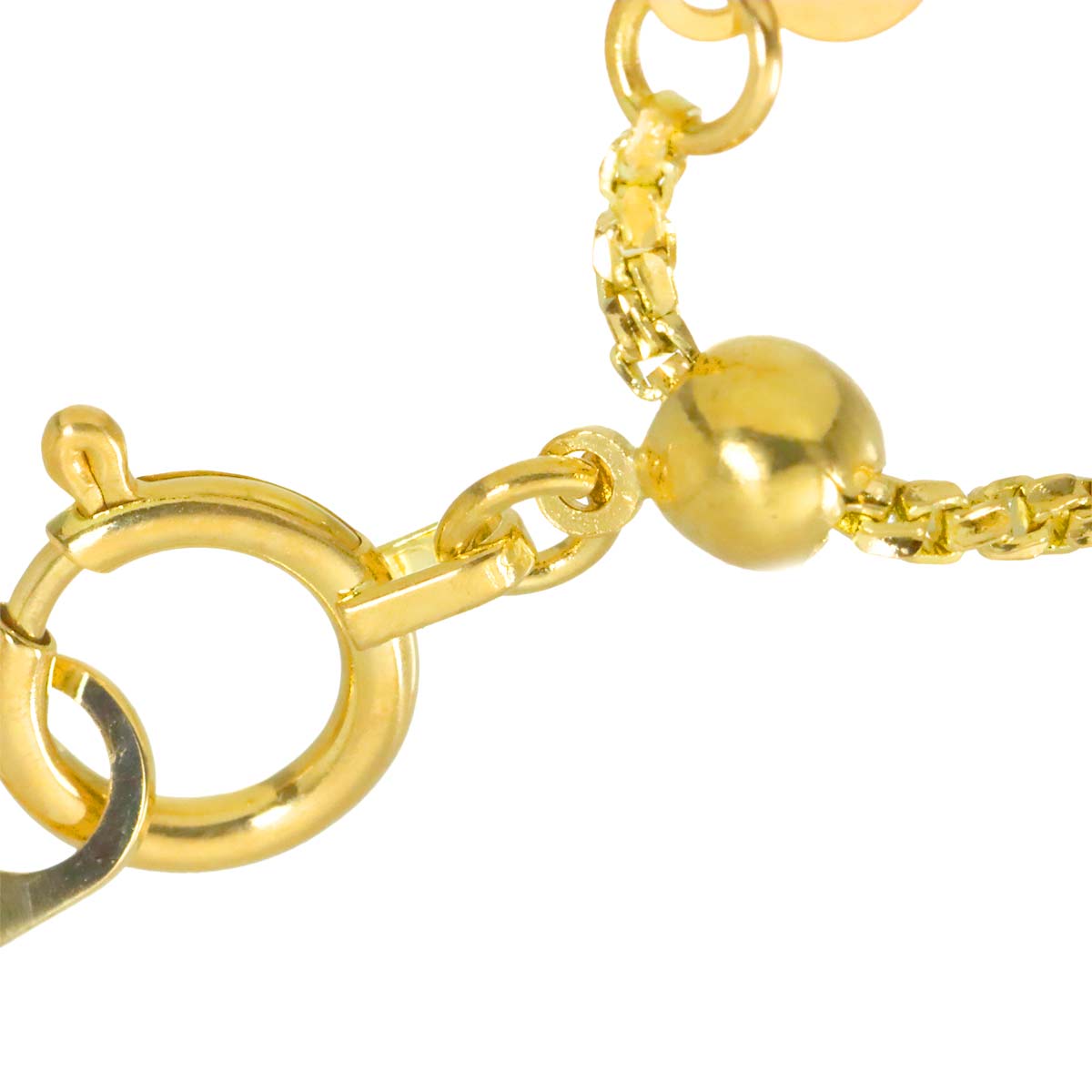 Necklace 18K K18 YG Yellow Gold 750