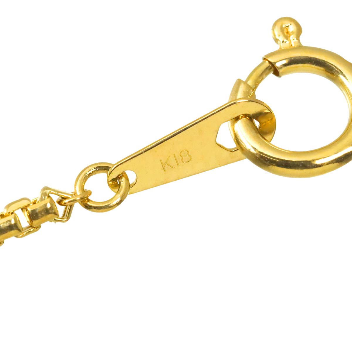 Necklace 18K K18 YG Yellow Gold 750