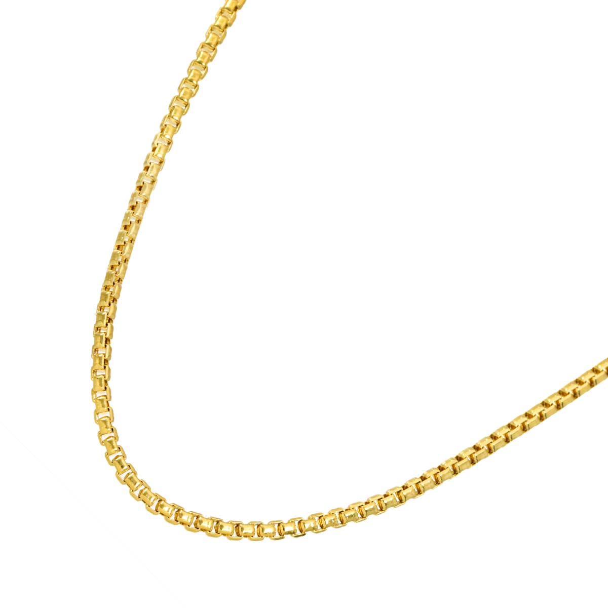 Necklace 18K K18 YG Yellow Gold 750