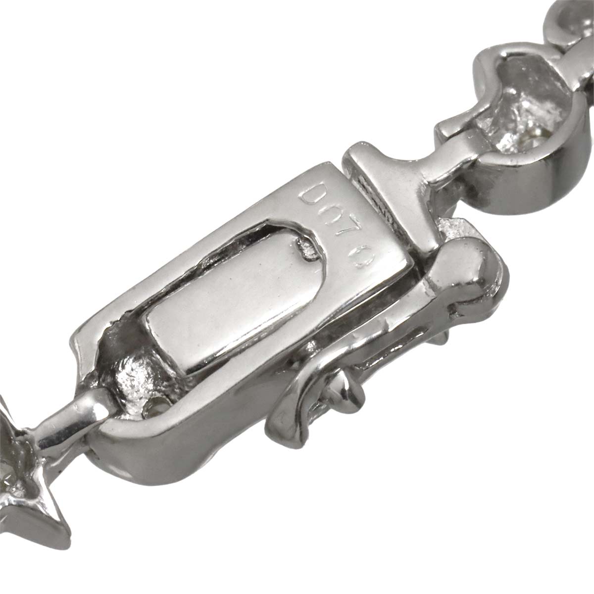 Diamond 0.70ct Bracelet 18K K18 WG White Gold 750