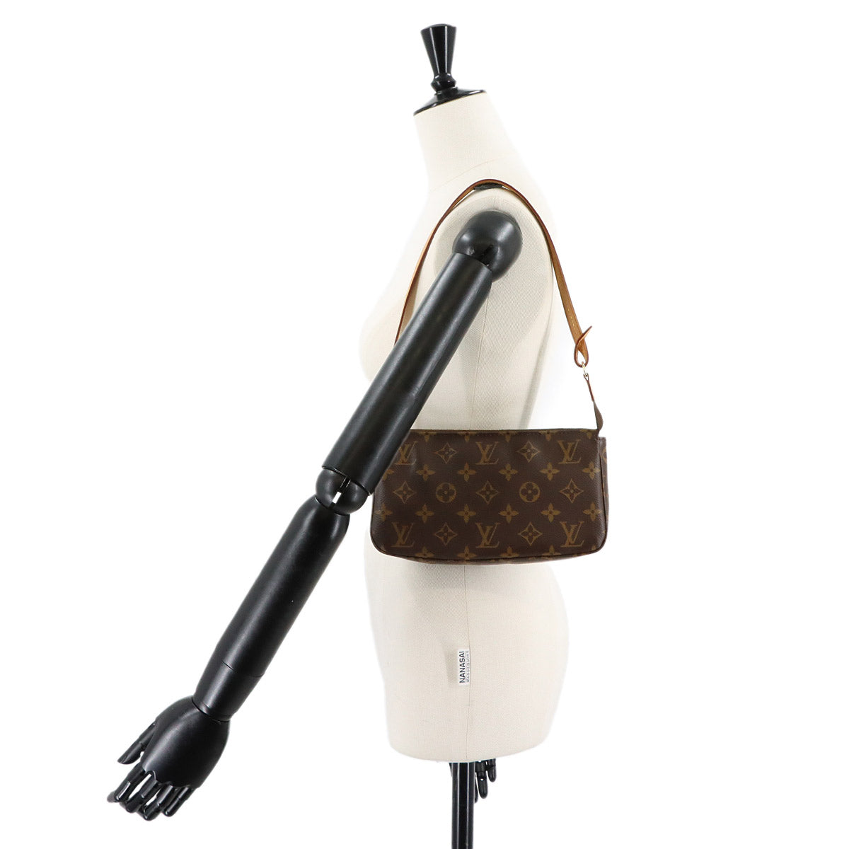 Monogram Pochette Accessoires Hand Bag Pouch Brown M40712