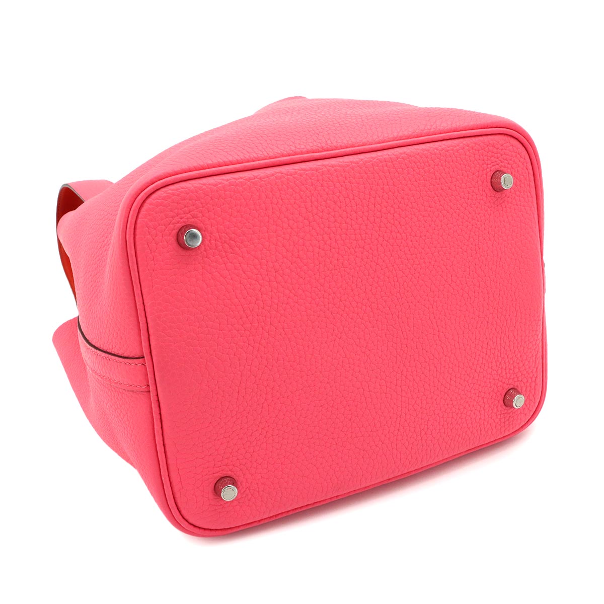 Picotin Lock Eclat MM Hand Bag Traurillon Clemence Rose azalee