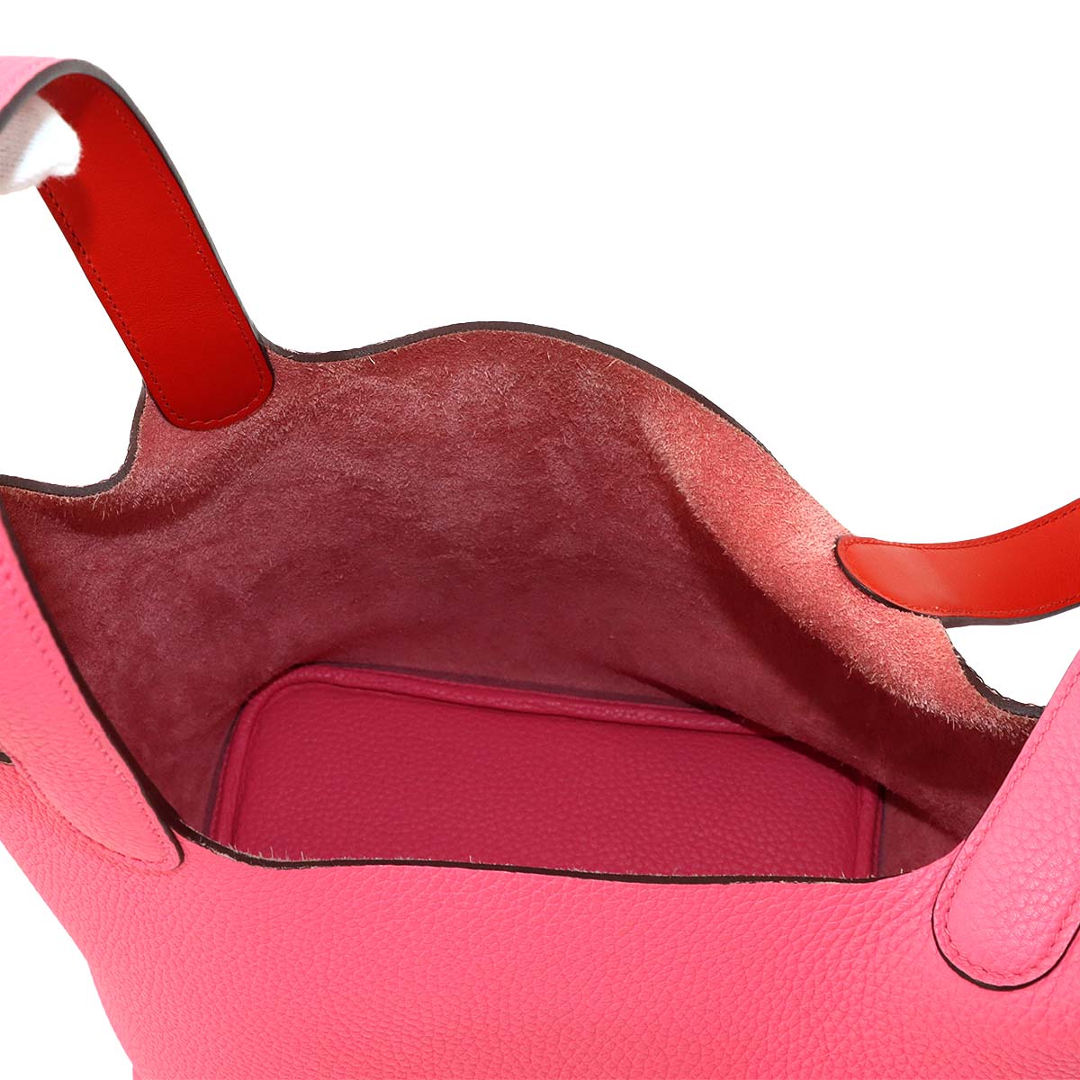 Picotin Lock Eclat MM Hand Bag Traurillon Clemence Rose azalee