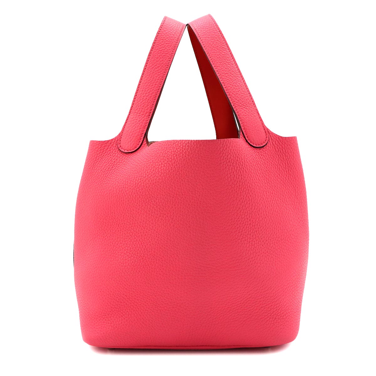 Picotin Lock Eclat MM Hand Bag Traurillon Clemence Rose azalee
