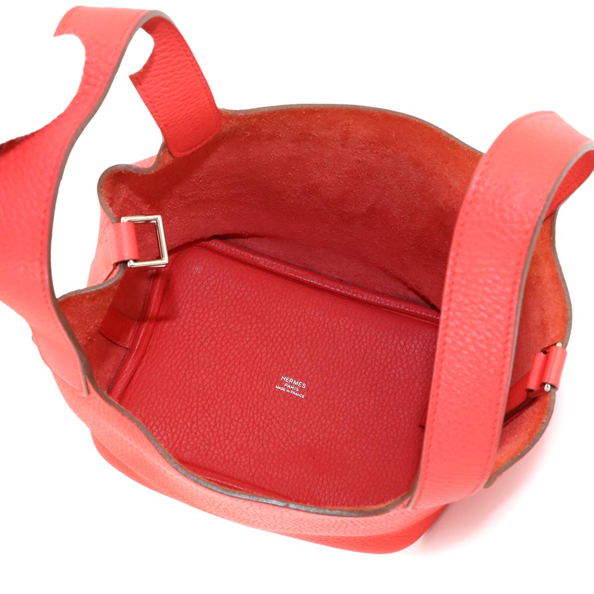 Picotin Lock PM Hand Bag Taurillon Clemence Rose Jaipur
