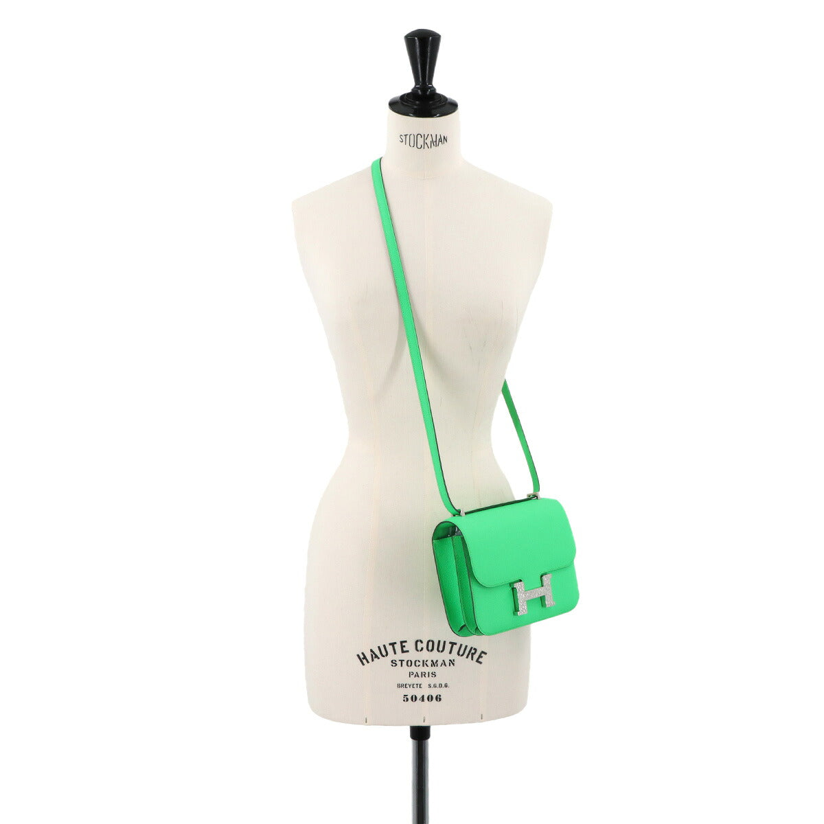 Constance 3 Mini 18 Miroir Shoulder Bag Epsom Vert comics