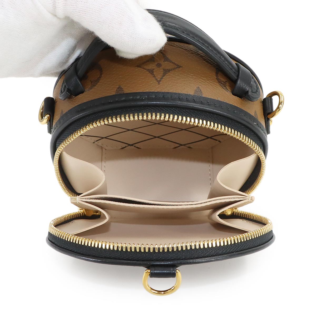 Monogram Reverse Mini Boite Chapeau Shoulder Bag M68276