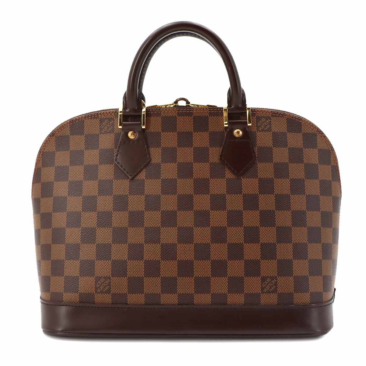Damier Alma PM Hand Bag Ebene Brown N51131 Purse