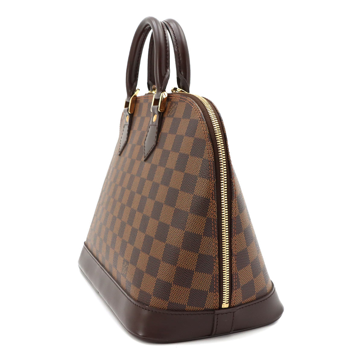 Damier Alma PM Hand Bag Ebene Brown N51131 Purse
