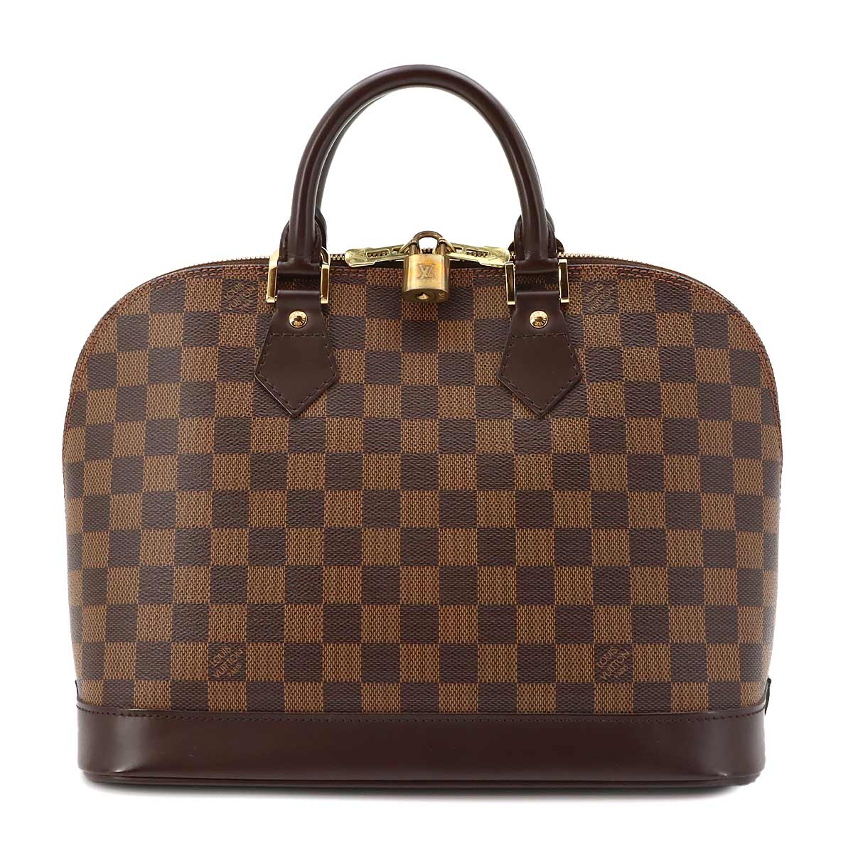 Damier Alma PM Hand Bag Ebene Brown N51131 Purse