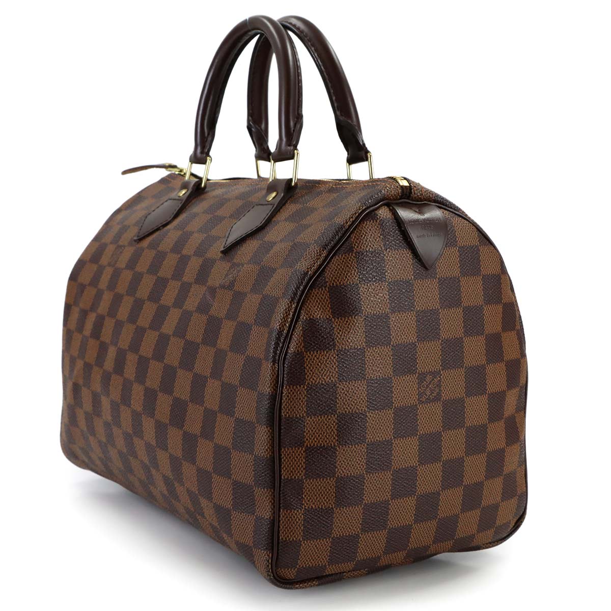 Damier Speedy 30 Hand Bag Ebene N41531 Brown Purse