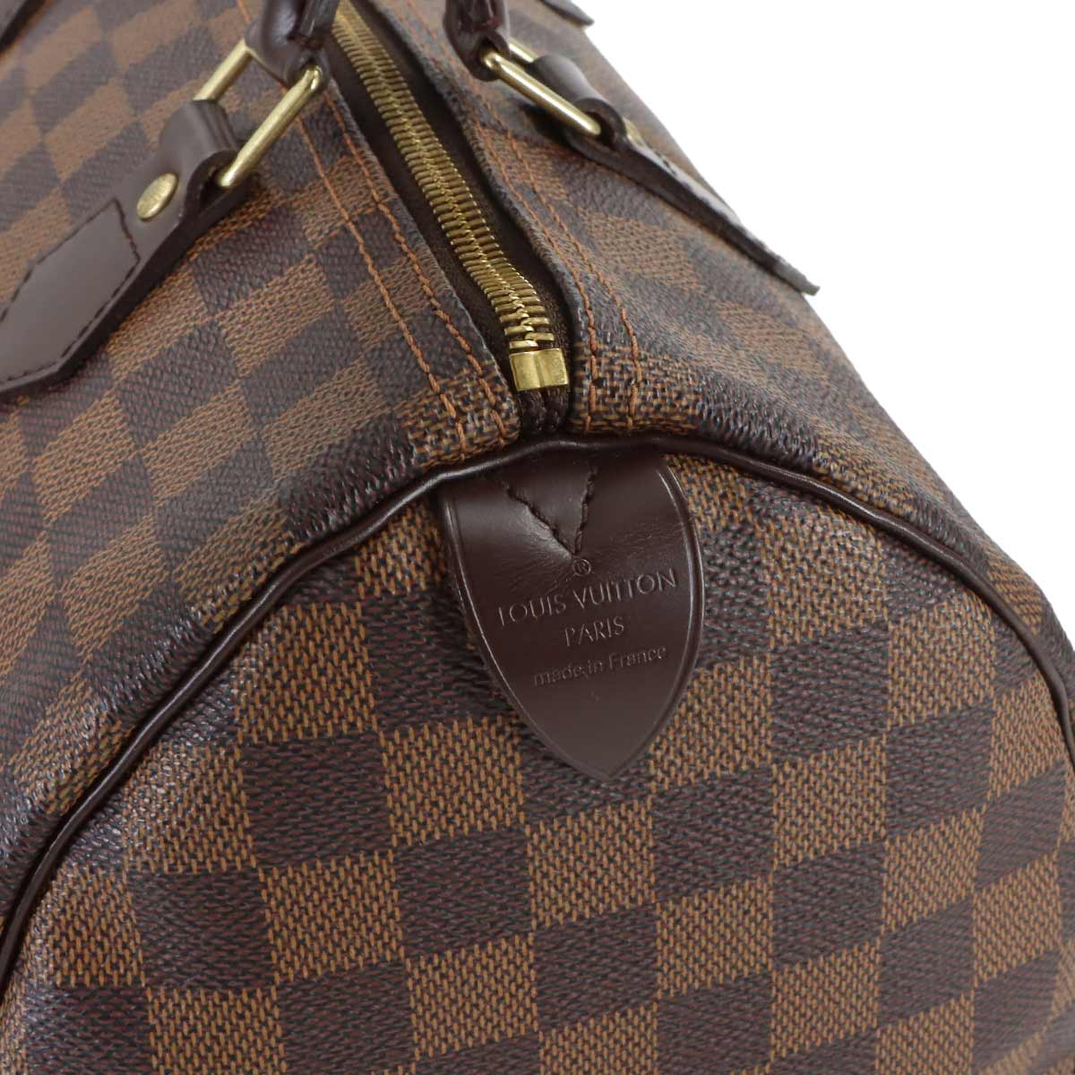 Damier Speedy 30 Hand Bag Ebene N41531 Brown Purse