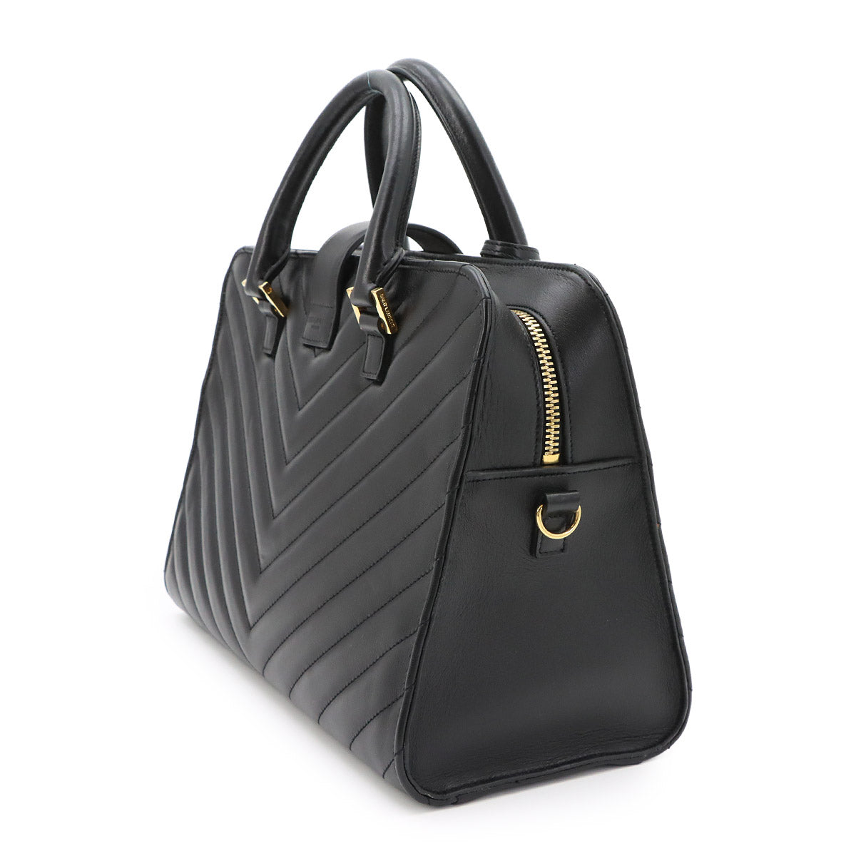 Cabas Hand Shoulder Bag Leather Black 357397 Purse