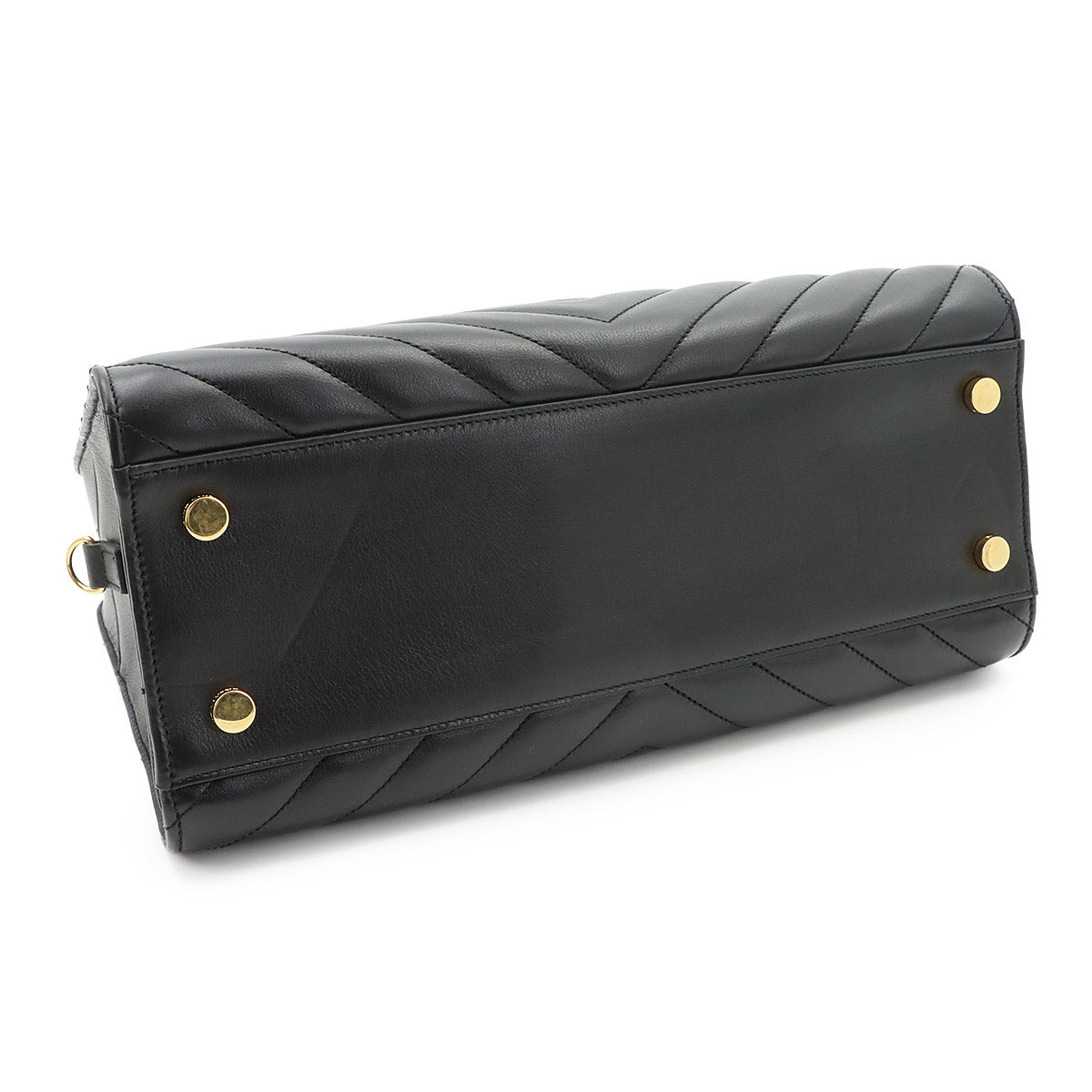 Cabas Hand Shoulder Bag Leather Black 357397 Purse