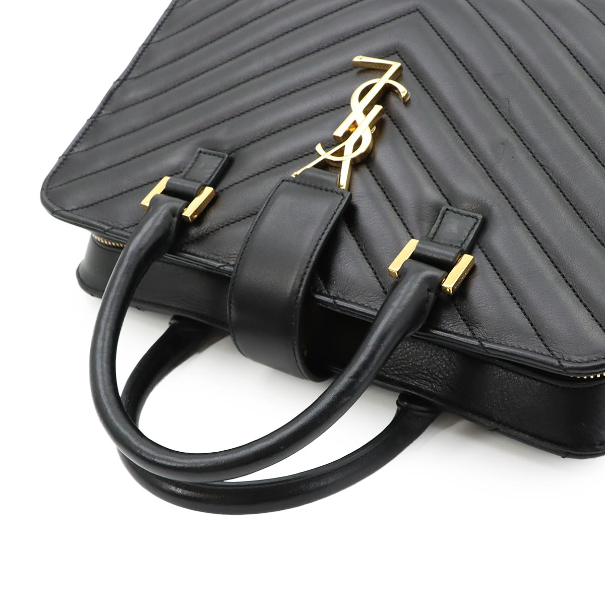 Cabas Hand Shoulder Bag Leather Black 357397 Purse