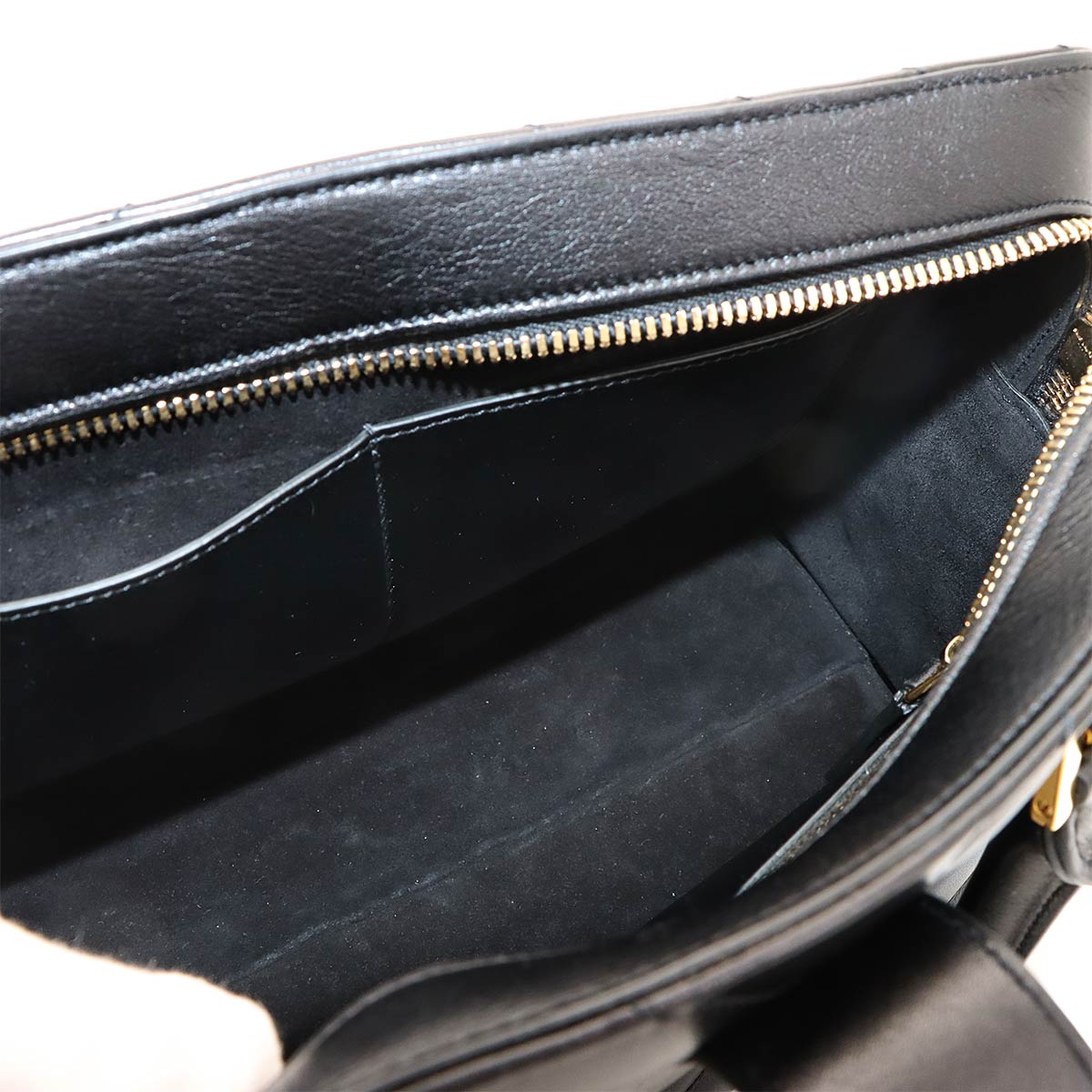 Cabas Hand Shoulder Bag Leather Black 357397 Purse
