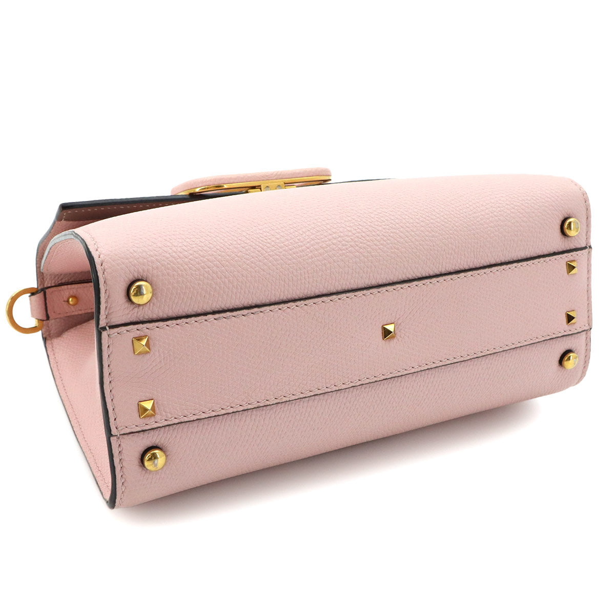 Vsling Hand Shoulder Bag Leather Pink