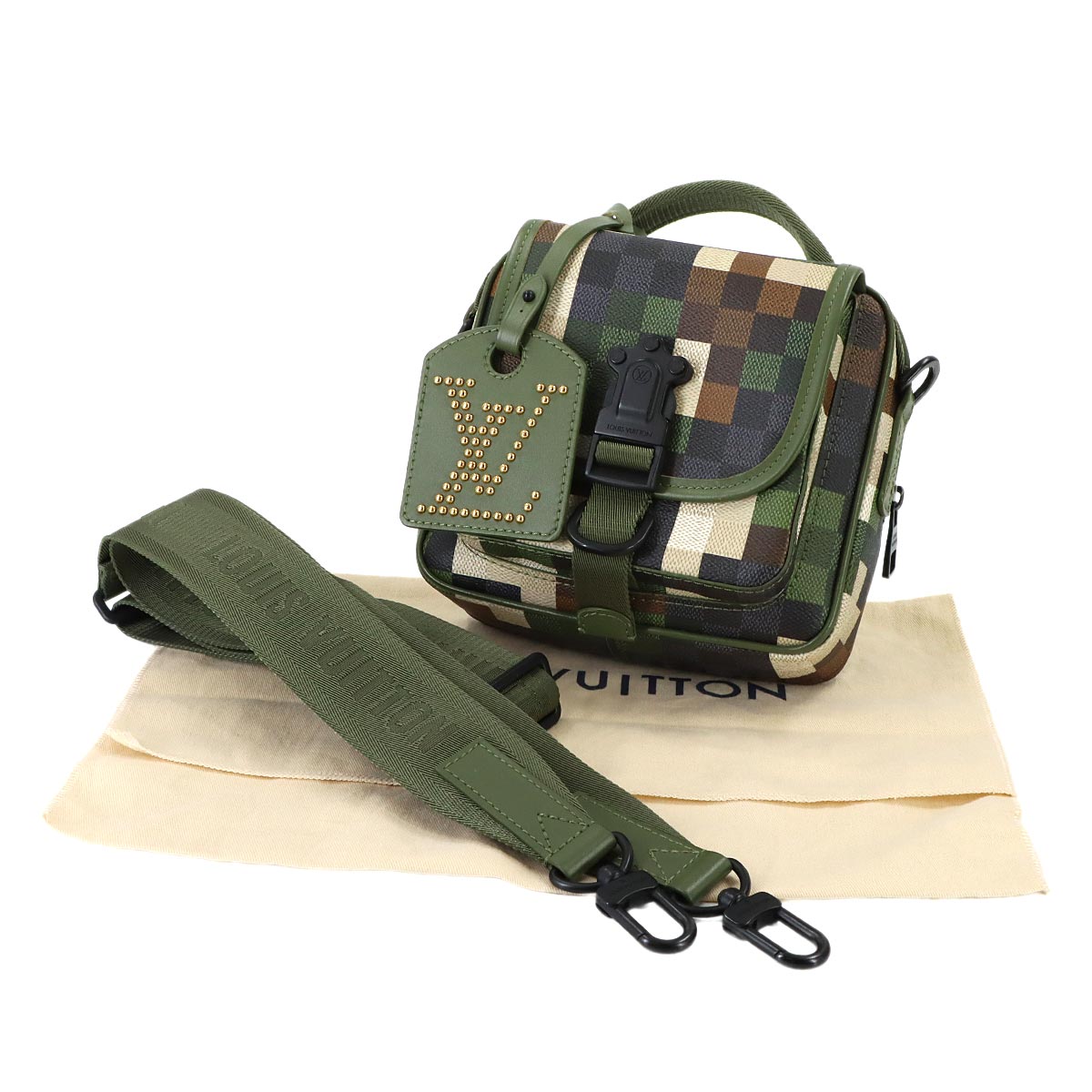 Damoflage Quest Messenger Shoulder Hand Bag Green M24450