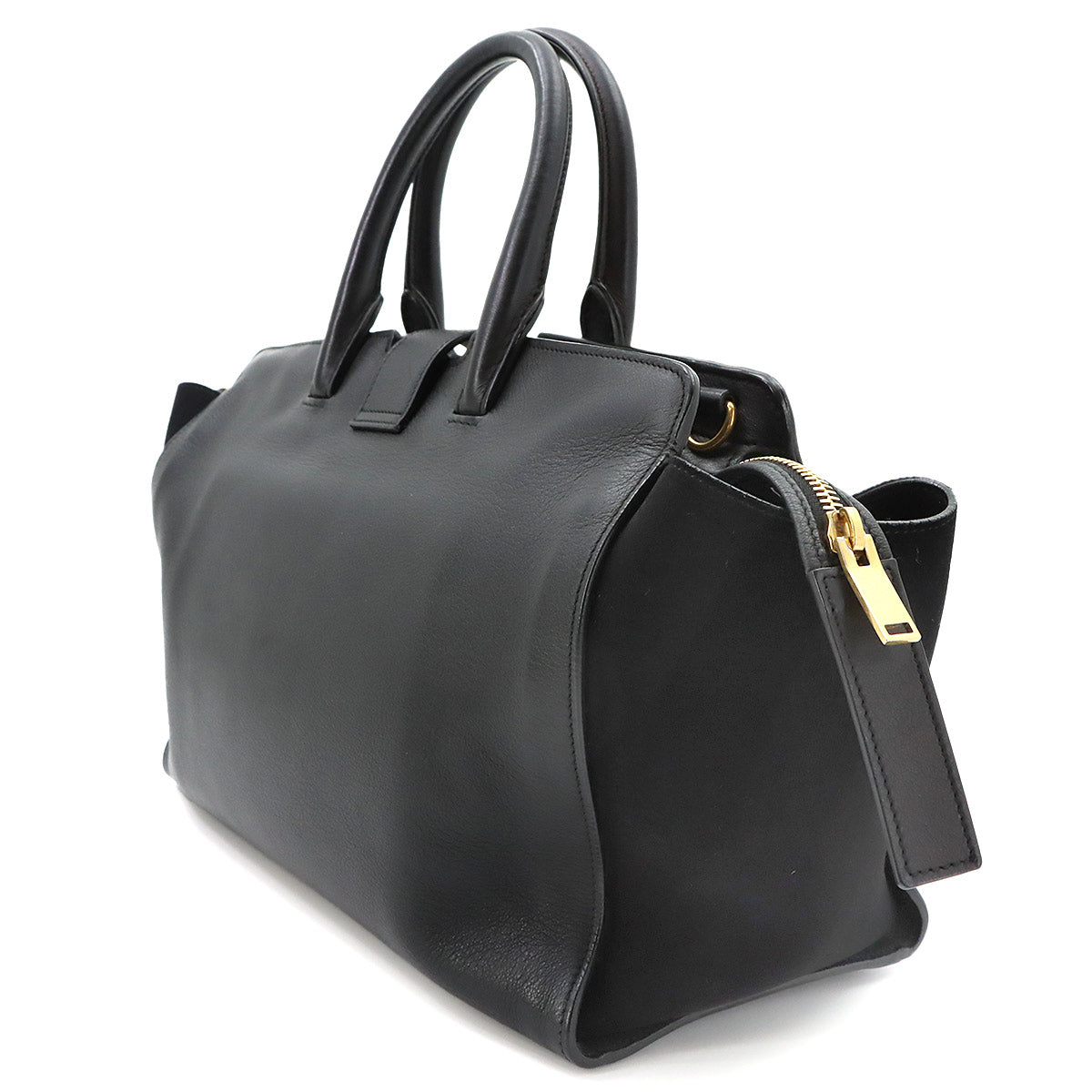 Downtown Cabas Hand Shoulder Bag Leather Black 436832