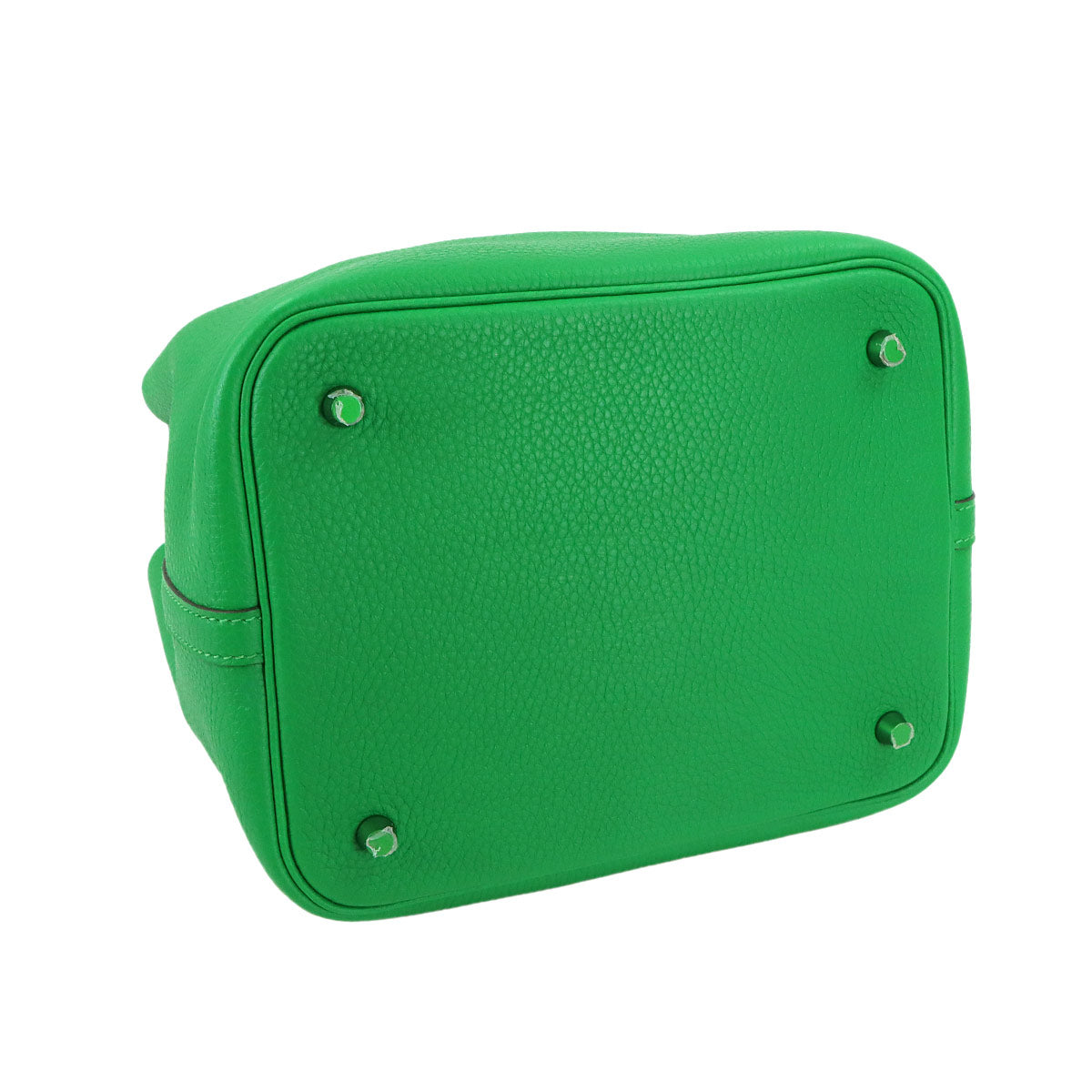 Picotin Lock MM Monochrome So Green Hand Bag Bambou