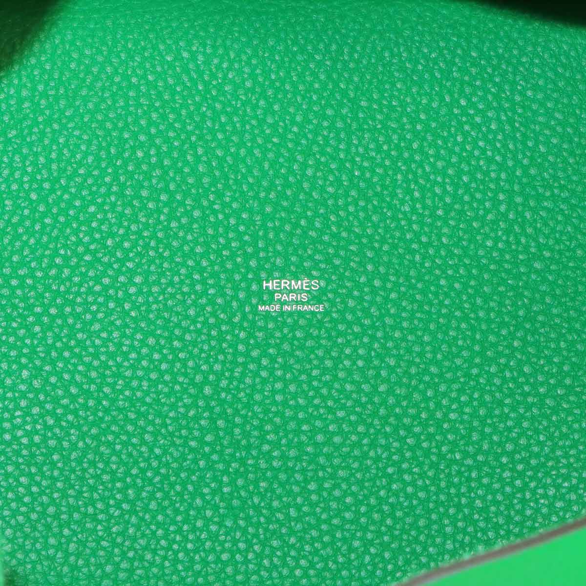 Picotin Lock MM Monochrome So Green Hand Bag Bambou