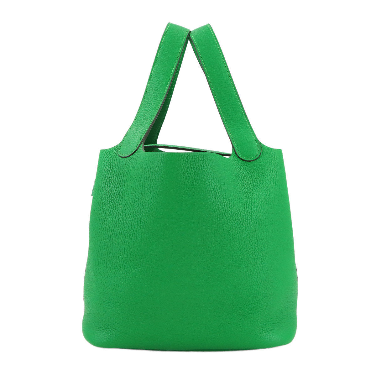 Picotin Lock MM Monochrome So Green Hand Bag Bambou