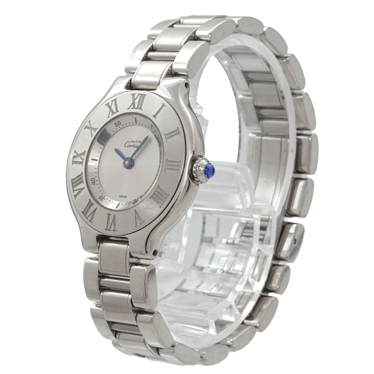 Must 21 W10109T2 Quartz Silver Dial Ladies Watch