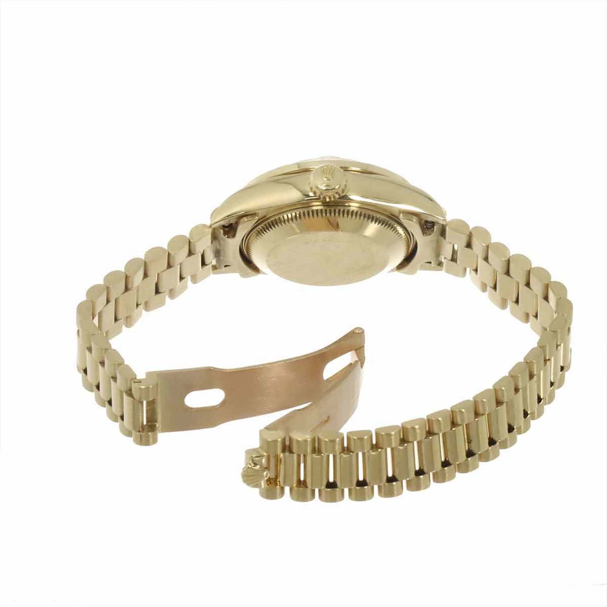 Datejust 69138G Serial 9 Diamond Bezel 750 YG Gold Dial Ladies