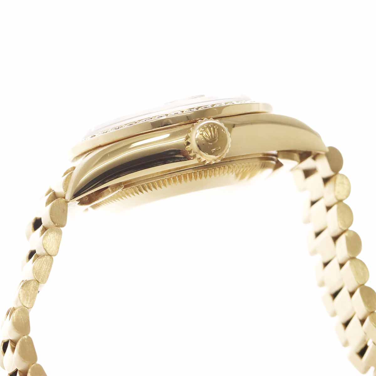 Datejust 69138G Serial 9 Diamond Bezel 750 YG Gold Dial Ladies