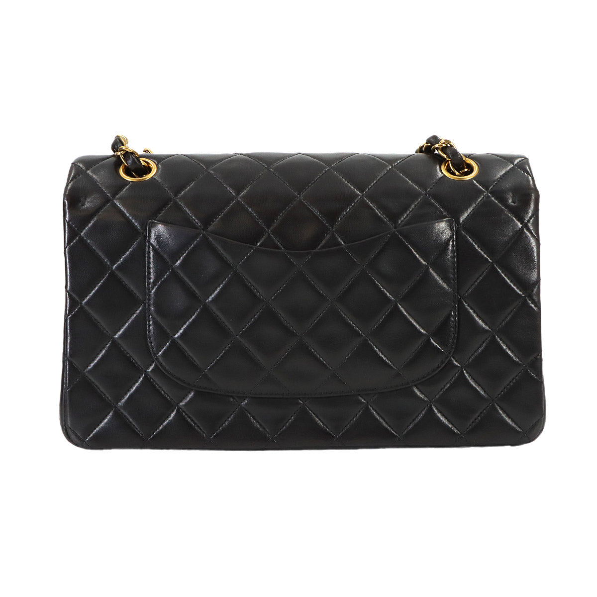 Matelasse 25 Chain Shoulder Bag Leather Black A01112 11.12
