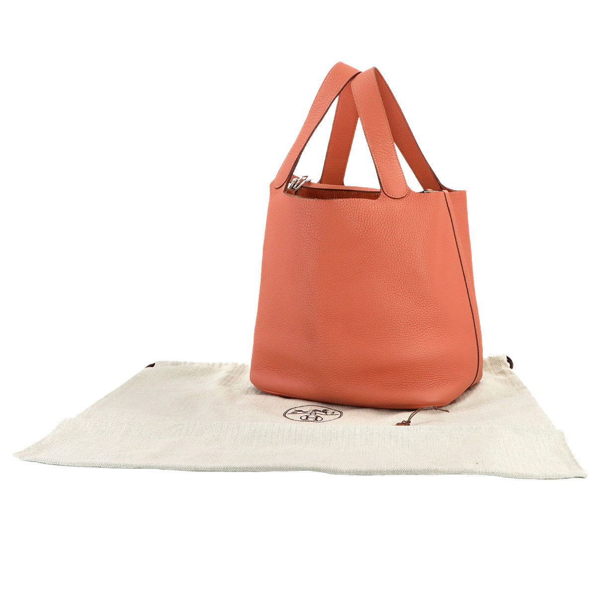 Picotin Lock 26 GM Hand Bag Taurillon Clemence Crevette