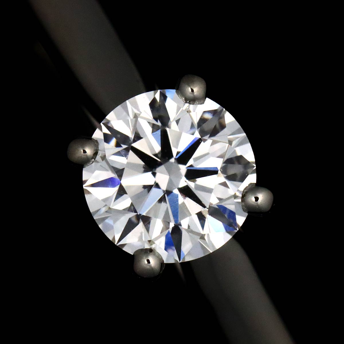 Diamond 0.44ct E/IF/3EX Ring Platinum size53 6-6.25(US)