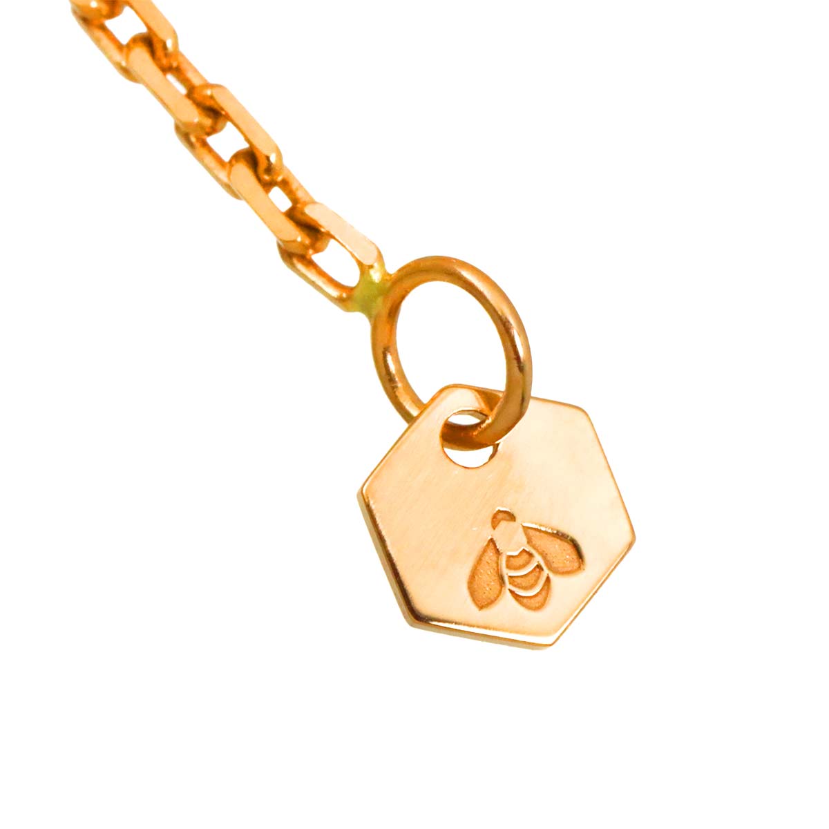 Bee de Chaumet MM Diamond Necklace 18K Pink Gold 750