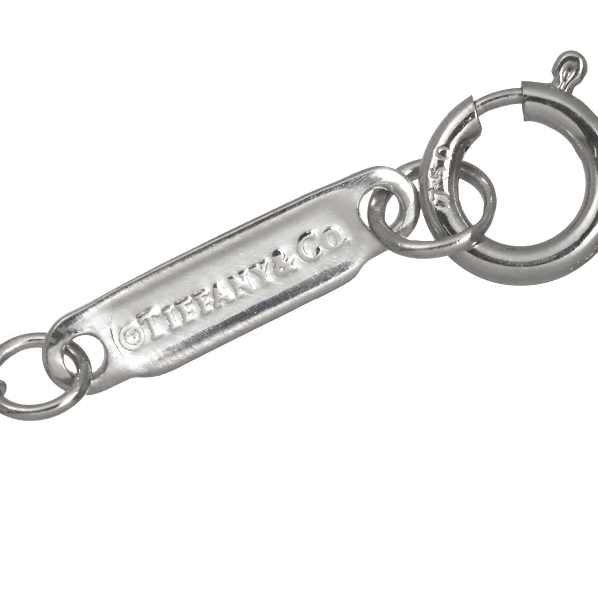 T Smile Diamond Necklace SM 18K White Gold 750