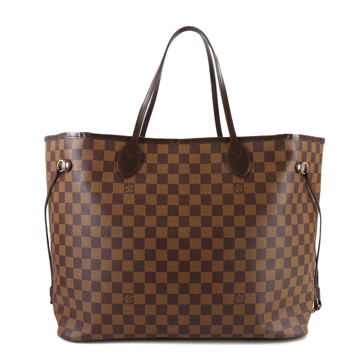 Damier Neverfull GM Tote Bag Ebene Cerise N51106 Purse