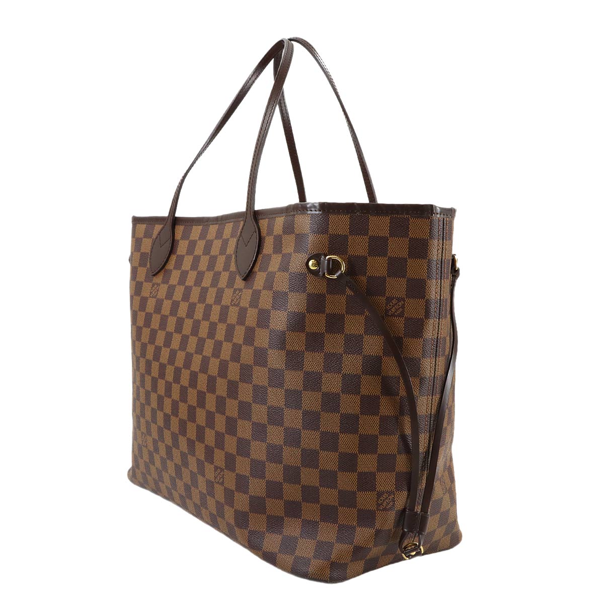 Damier Neverfull GM Tote Bag Ebene Cerise N51106 Purse