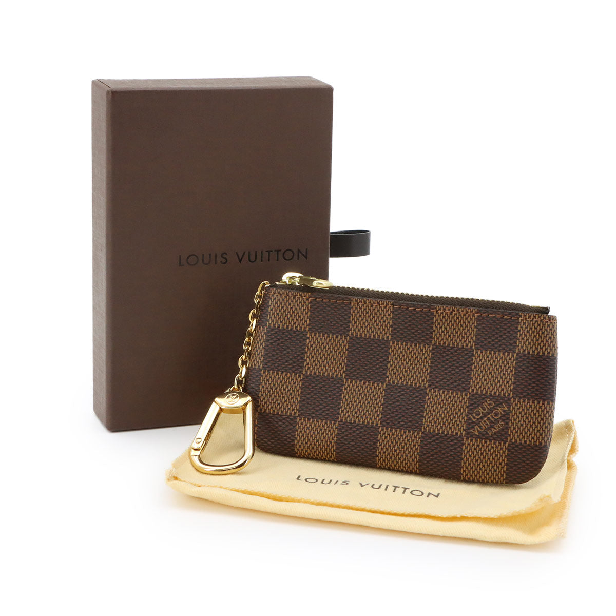Damier Pochette Cles Coin Case Key Case Ebene N62658