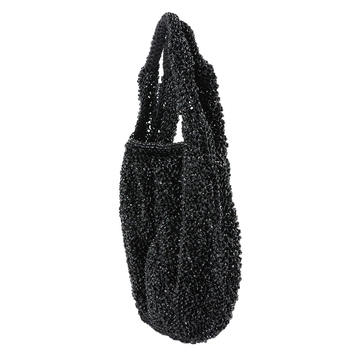 Wire Tote Bag PVC Black