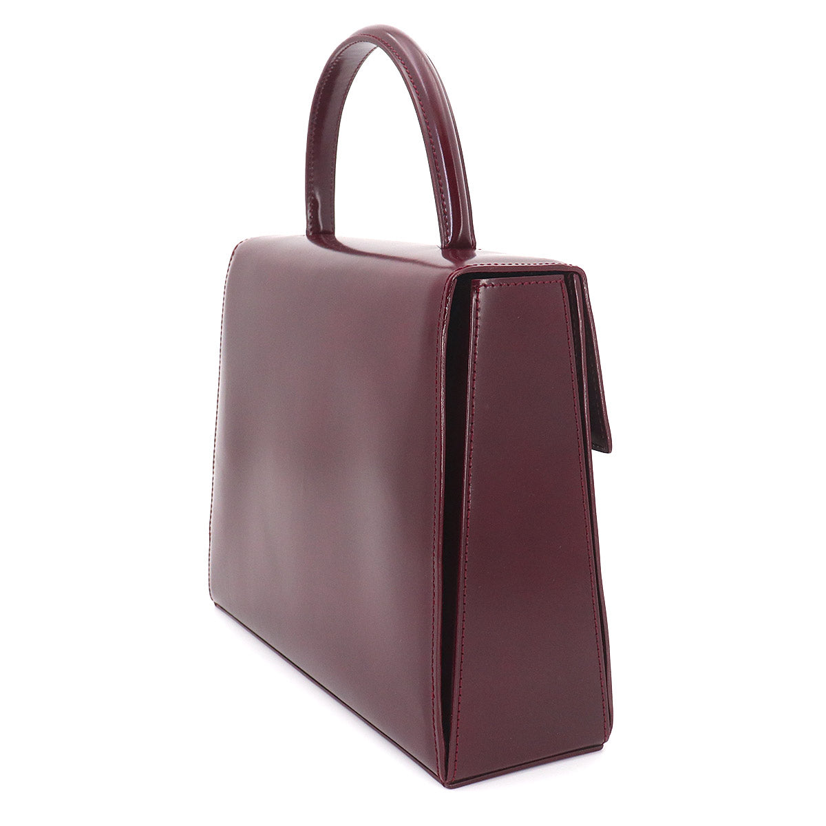 Panthere Hand Bag Leather Bordeaux Purse