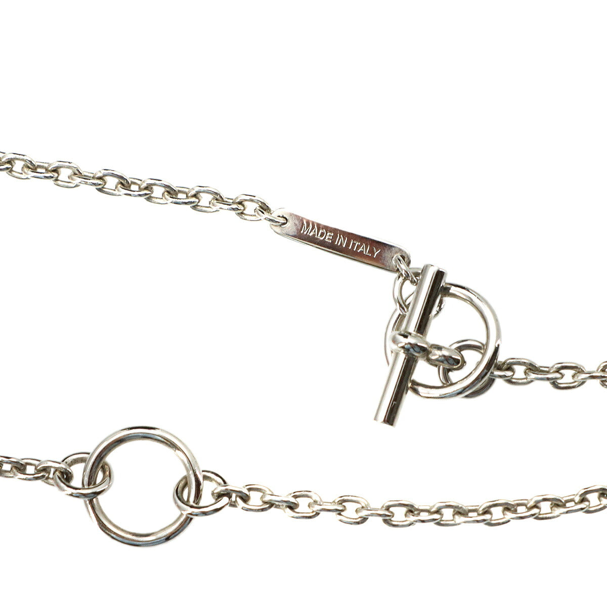 Mobile H Necklace Buffalo Horn Siver Brown Accessory
