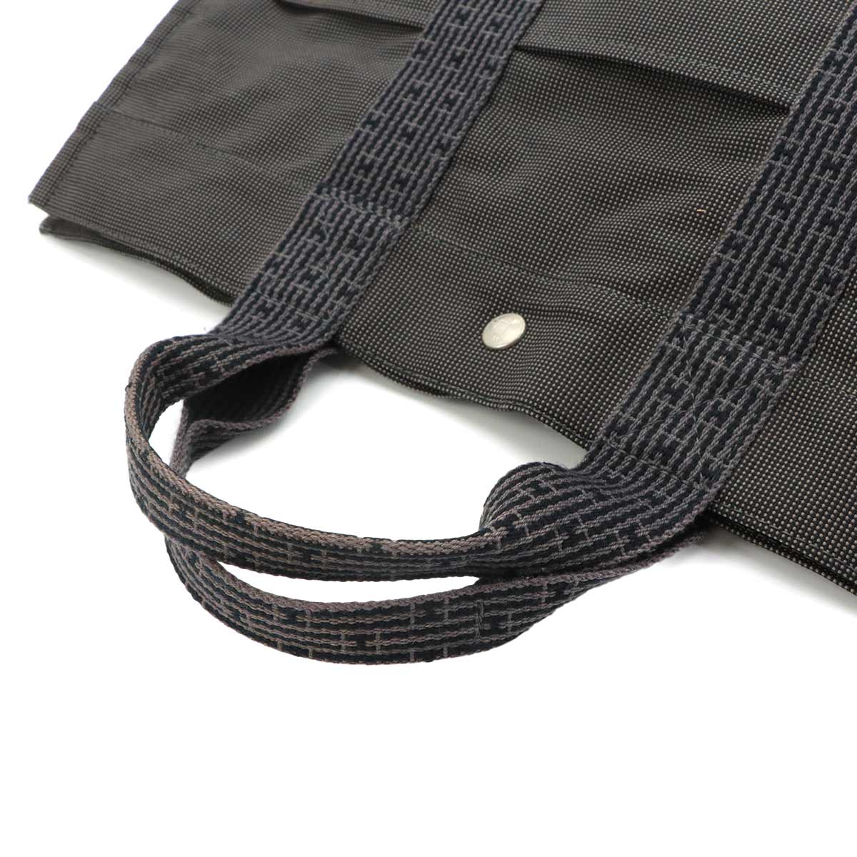 Herline Tote MM Bag Canvas Gray Unisex Purse