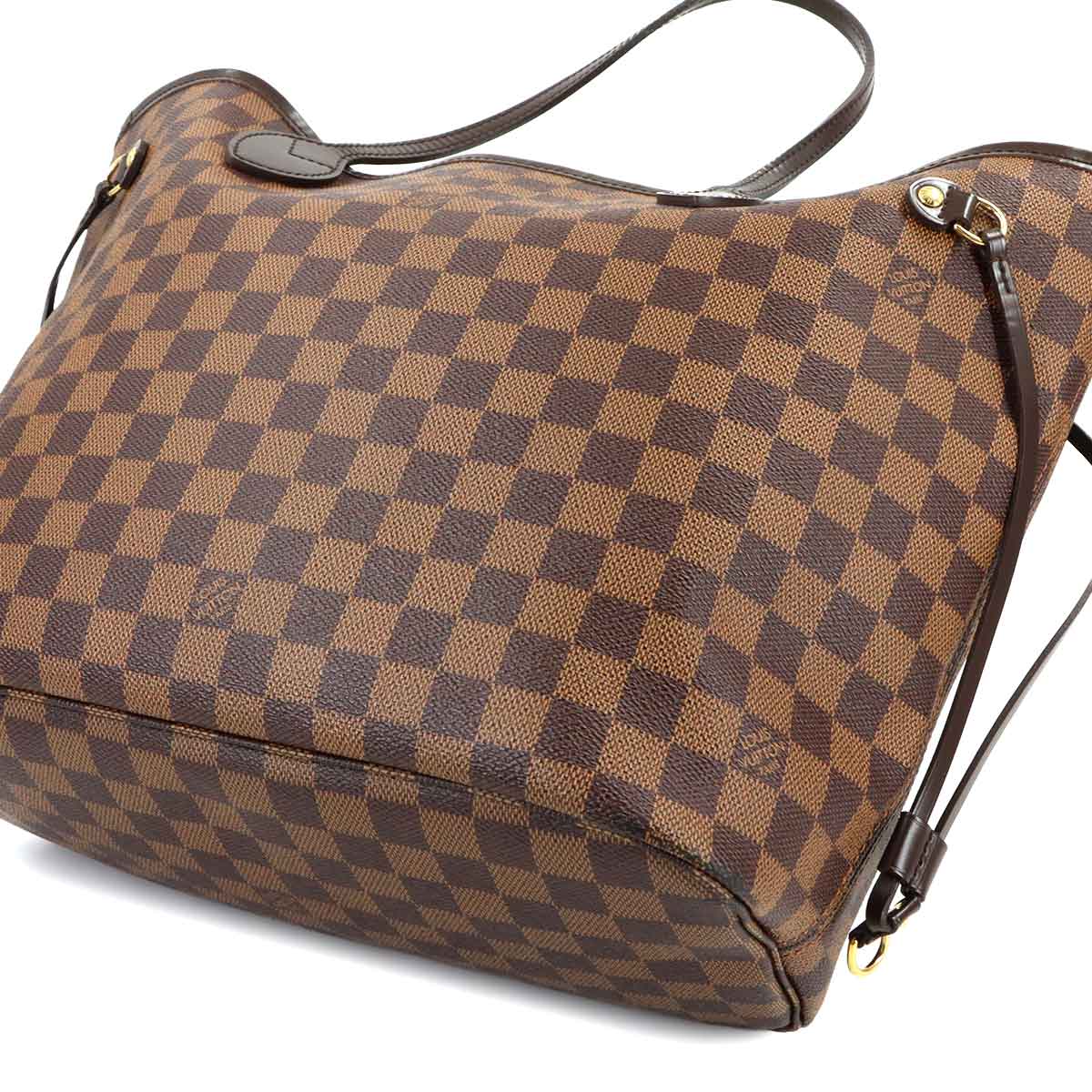 Damier Neverfull MM Tote Bag Ebene Cerise N51105 Purse